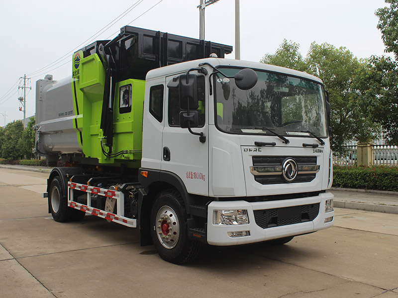 东风D9钩臂车SCS5182ZXXEQ6车厢可卸式垃圾车