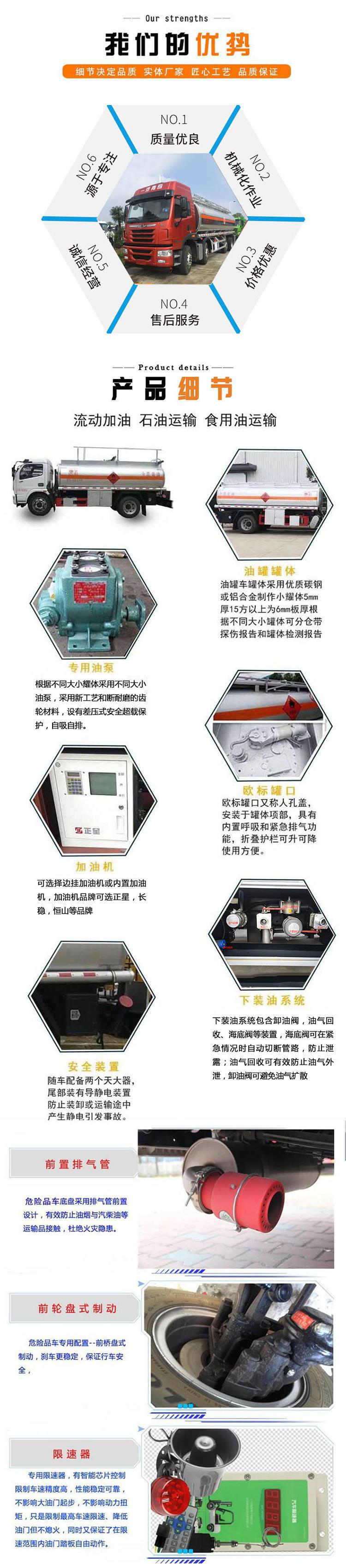 东风天锦12.1立方SCS5181GJYDFH6加油车